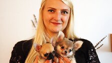 Karolina kartu su savo augintiniais 