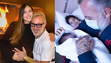 Gianluca Vacchi ir mylimoji Sharon su dukra