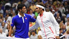 Novakas Džokovičius ir Rogeris Federeris