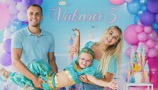 Eglės Straleckaitės-Domarkienės dukros Vakarės 5-asis gimtadienis