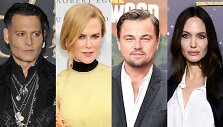 Johnny Deppas, Nicole Kidman, Leonardo DiCaprio, Angelina Jolie