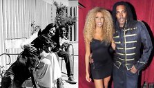 Tina Turner su sūnumi Ronnie (kairėje), Afida ir Ronnie Turner (de&scaron;inėje)
