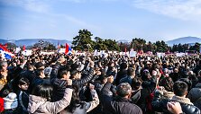 Protestas Stepanakerte dėl Lačino koridoriaus blokados