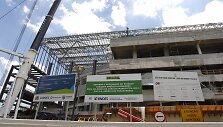 Pasaulio futbolo čempionatui statomas stadionas Kuritiboje