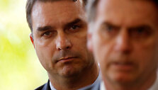 Flavio Bolsonaro ir Jairas Bolsonaro