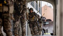 Karinės pratybos Prancūzijoje / SAMEER AL-DOUMY / AFP