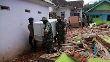 Prie Indonezijos krantų įvyko 5,9 balo žemės drebėjimas