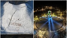 Jurbarko kra&scaron;tas originaliai paminėjo V16: Rojaus kelyje &ndash; dovanos Lietuvai