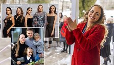Ineta Puzaraitė-Žvagulienė su &scaron;eima ir &bdquo;Mokinukės&ldquo;