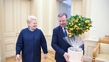 Dalia Grybauskaitė ir Saulius Skvernelis
