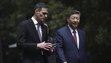 Pedro Sanchezas ir Xi Jinpingas / ANDRES MARTINEZ CASARES / AP