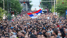 Protestas &bdquo;Serbija prie&scaron; smurtą&ldquo;
