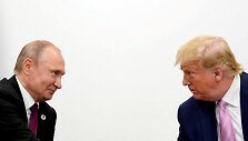 Vladimiras Putinas ir Donaldas Trumpas, 2019 m. Osaka, Japonija