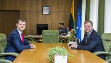 Gintautas Paluckas ir Saulius Skvernelis