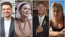 Jonas Nainys, Monika Linkytė, &Scaron;arūnas Marčiulionis, Rūta Meilutytė