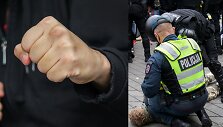 Mu&scaron;tynės, policija