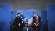 Volodymyras Zelenskis su Donaldu Trumpu / Ukraine Presidency/Ukrainian Pre / ZUMAPRESS.com