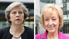 Theresa May ir Andrea Leadsom