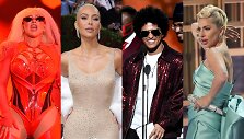 Christina Aguilera, Kim Kardashian, Bruno Marsas, Lady Gaga