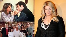 Kirstie Alley, Johnas Travolta, serialo &bdquo;Cheers&ldquo; žvaigždės
