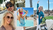 Ugnė Siparė su &scaron;eima Tenerifėje