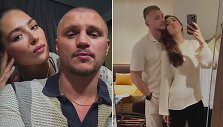 Sergejus Maslobojevas ir Santa Mi&scaron;enytė TV laidoje