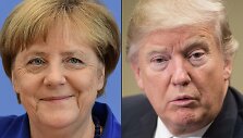 Angela Merkel ir Donaldas Trumpas