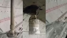 Stambule gręžimo ma&scaron;ina i&scaron;mu&scaron;ė skylę metro tunelyje