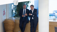Saulius Skvernelis ir Ramūnas Karbauskis