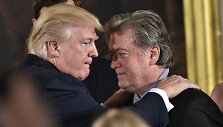 D.Trumpas ir S.Bannonas