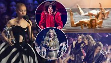 2025-ųjų MTV Vaizdo klipų apdovanojimų akimirkos