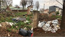 Apleistas sklypas ir &scaron;iuk&scaron;lynas Mi&scaron;ko gatvėje Kaune