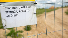 Statybinių atliekų aik&scaron;telė Liepkalnio gatvėje