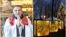 Brolis Astijus ir Kretingoje nu&scaron;vitusi freskų instaliacija