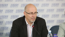 Lietuvos &scaron;vietimo profesinės sąjungos pirmininkas Audrius Jurgelevičius