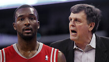Jordanas Hamiltonas ir Kevinas McHale'as