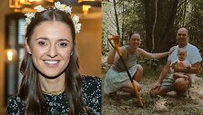 Ieva Zasimauskaitė su &scaron;eima
