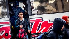 Migrantai Tovarniko (Kroatija) geležinkelio stotyje