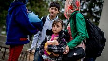 Migrantai Tovarniko (Kroatija) geležinkelio stotyje