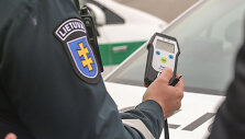Policijos reidas Kauno Europos pr.