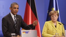 Barackas Obama ir Angela Merkel