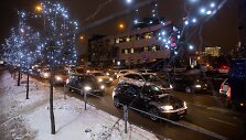 Prie&scaron;&scaron;ventinės eismo spūstys sostinėje