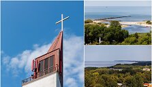 &Scaron;ventosios panorama i&scaron; bažnyčios bok&scaron;to