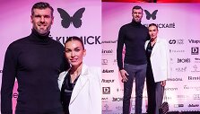 K&scaron;i&scaron;tofas Lavrinovičius su žmona Tatjana.