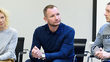 Mindaugas Bružas papasakojo savo neįtikėtiną istoriją Klaipėdos pedagogams, dalyvaujantiems projekto &bdquo;Svajonių komandos&ldquo; mokymuose