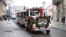 Kalėdų traukinukas Vilniuje