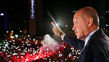 R.T.Erdoganas &scaron;venčia pergalę prezidento rinkimuose
