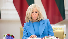 Brigitte Macron Vilniuje / Irmanto Gelūno nuotr.