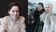 Emilia Clarke ir jos įkūnijama Daenerys Targaryen seriale &bdquo;Sostų karai&ldquo;