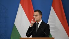 Vengrijos užsienio reikalų ministras Peteris Szijjarto / FERENC ISZA / AFP